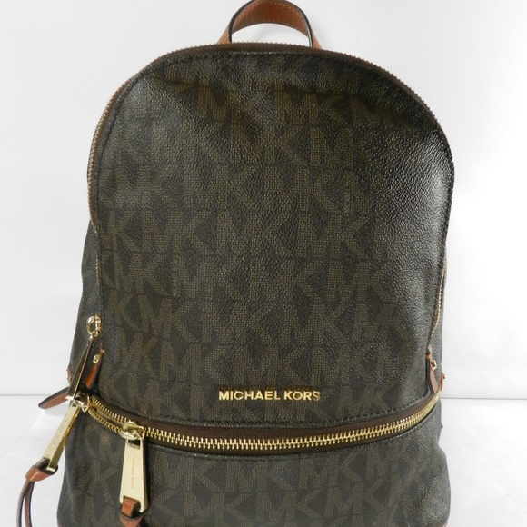 Michael kors Handbags - Michael Kors Small Rhea Zip' Leather Backpack